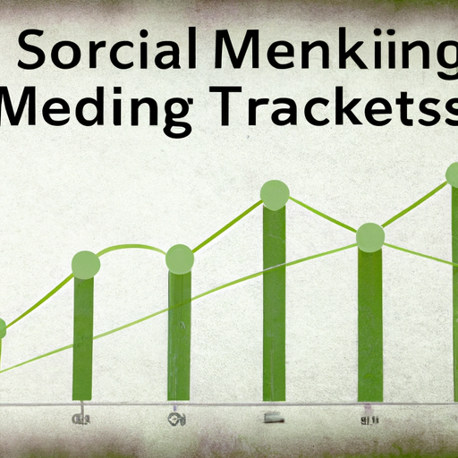 Graph showing business growth trends influenced by social media marketing